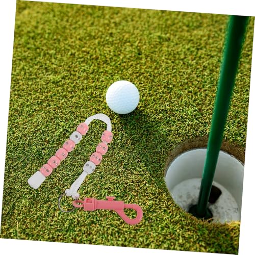 Toddmomy Portable Golf Beaded Chain Score Counter for Women Lightweight Golf Score Keeper for Training and Tournaments for Easy Tracking