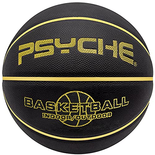Kids Youth Basketball Size 4/5(25.5/27.5") Premium Rubber Basketball for Boys Girls Indoor Outdoor Pool Games Play(Best Gifts) - color: Black, size: Size 5