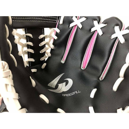 GP Baseball Gloves Youth 9 inch Right-Handed Hook and Loop Fastener Palm Pack with Tennis Ball