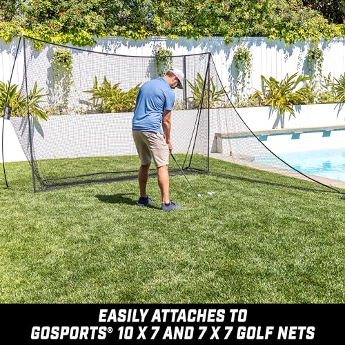 GoSports Shank Net Attachment for Golf Hitting Nets - Black or Red - color: Black