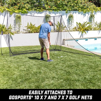 GoSports Shank Net Attachment for Golf Hitting Nets - Black or Red - color: Black