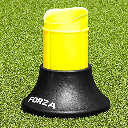 FORZA Telescopic Rugby Kicking Tee (Black & Yellow) (Extends to 2in High) – Improve Your Placekicker’s Aim & Accuracy [Net World Sports]