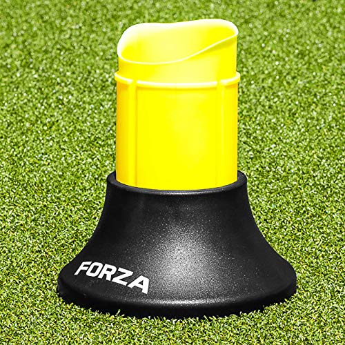 FORZA Telescopic Rugby Kicking Tee (Black & Yellow) (Extends to 2in High) – Improve Your Placekicker’s Aim & Accuracy [Net World Sports]