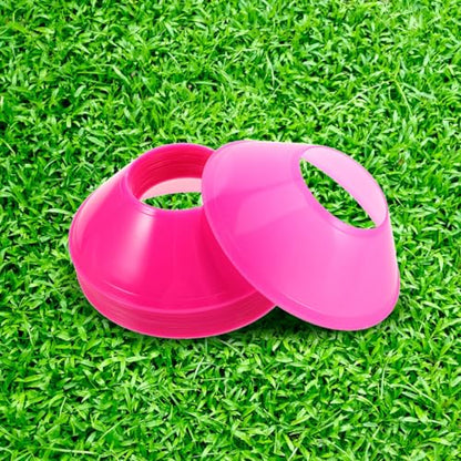 Toyvian Soccer Agility Training Cones 20Pcs - Compact Football Training Discs for Kids Sports Drills Basketball Skating - Portable Practice Markers for Outdoor Field Agility Equipment