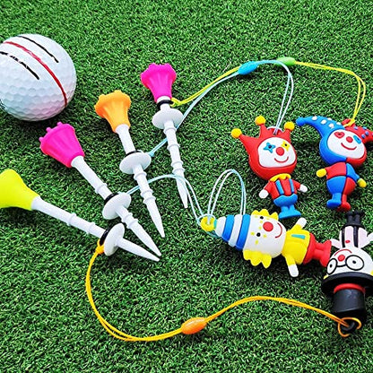 BIRDIE79 Upgraded Premium Big Head(Silicone) Golf Tees 3-1/4 – Height Adjustable – Easy Tee Up -Tee Off with Greater Consistency – Excellent Durability – Golf Tee Hanger – 1Pack