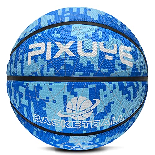 Kids Basketball Size 3 (22"), Adult Youth Basketball Size 5 (27.5") for Indoor Outdoor Pool Play Games Training Beginner - color: Blue-a, size: Size 5