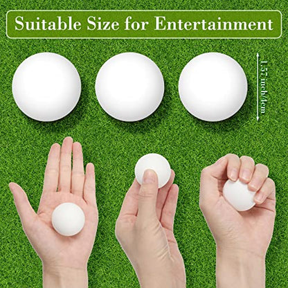 BBTO 300 Pcs 40 mm White Bulk Table Tennis Balls for Christmas Party Supplies Indoor Outdoor Games Entertainment Arts Crafts Activities