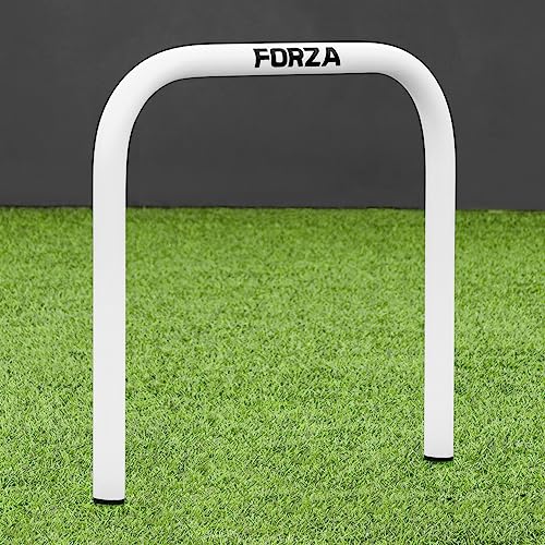 FORZA Pro Soccer Passing Arcs | Set of 4 Elite-Level Soccer Targets to Enhance Passing Techniques & Accuracy - Optional Carry Bag & Bases - color: White, size: Without Bases