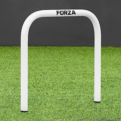 FORZA Pro Soccer Passing Arcs | Set of 4 Elite-Level Soccer Targets to Enhance Passing Techniques & Accuracy - Optional Carry Bag & Bases - color: White, size: Without Bases