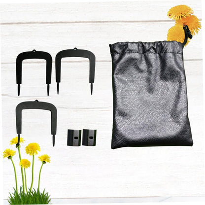 BESPORTBLE Golf Training Aid 3-piece Putting Gate Set Aluminum Alloy Putting Alignment Tool Exercise Practice for Putts