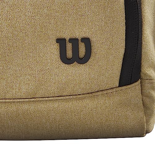 WILSON Lifestyle Foldover Tennis Backpack - Khaki, Holds up to 2 Rackets