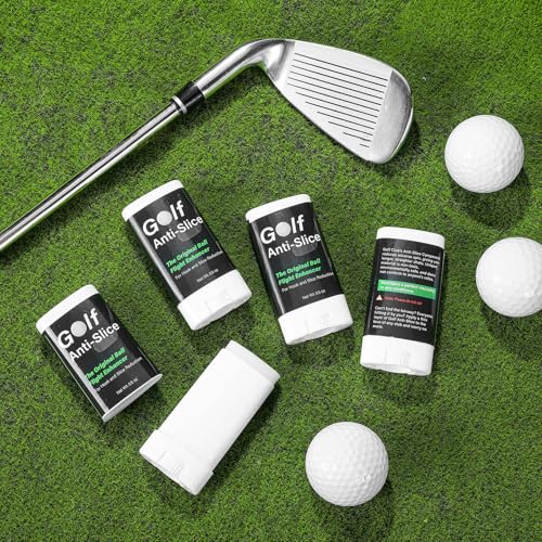 Halloscume 4 Pcs Golf Anti-Slice Anti-Slick Stick Compound for Clubs Boosts Distance and Increases Accuracy Gift for Golfer Supply - style: Regular Style