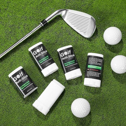 Halloscume 4 Pcs Golf Anti-Slice Anti-Slick Stick Compound for Clubs Boosts Distance and Increases Accuracy Gift for Golfer Supply - style: Regular Style