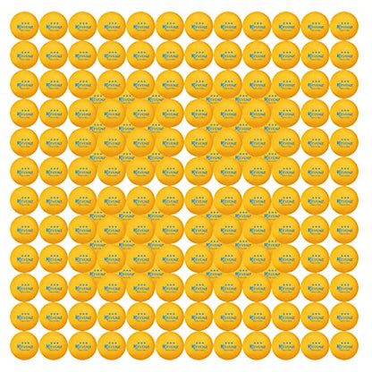 KEVENZ 180 Pack Ping Pong Balls, 3 Star Advanced Table Tennis Balls, Bulk Outdoor and Indoor Ping-Pong Ball for Training, Competition and More, Orange