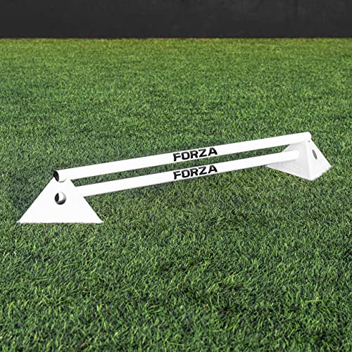FORZA Cone & Hurdle Training Sets | Improve Your Speed & Agility Skills - Available in 3 Styles and 8 Colors - color: White, style: Tri Super Cone