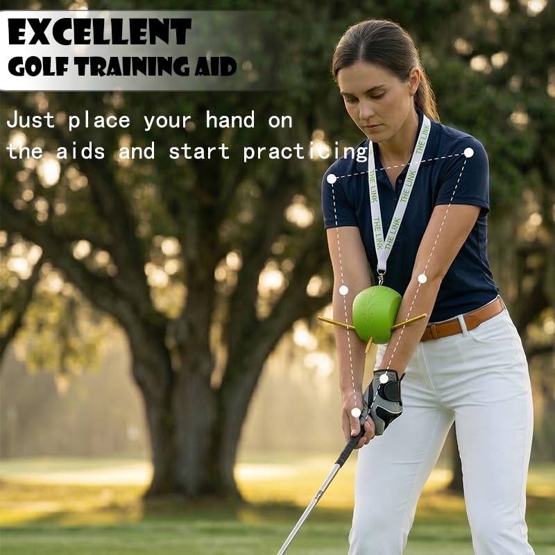 The Connector Golf Training Aid, 2026 Upgraded Golf Swing Trainer for Posture Correction Practice, Small and Effective Golf Training Tool, Golf Swing Practice Trainer for Golfers and Beginners