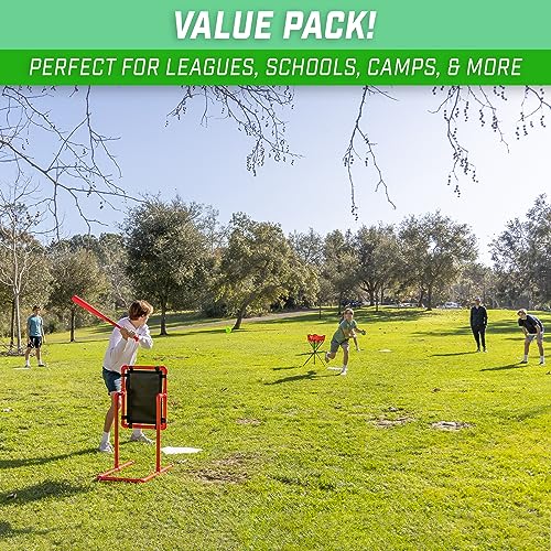 GoSports Baseball & Softball 5 Piece Base Set - Rubber Field Bases for Kids & Adults - size: One Size (Pack of 8)