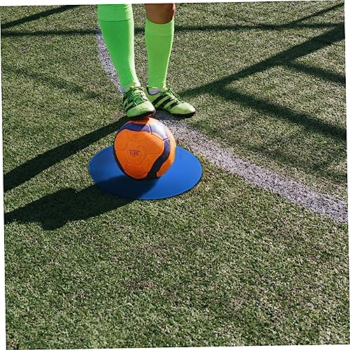 4 Pcs Round Soccer Marker Durable Training Markers for Football Basketball and Agility Drills Bright Colors Yellow Red Blue Use