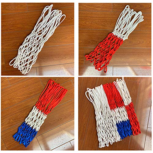 Basketball Net 2 PCS Heavy Duty All Weather Basketball Nets Replacement Backboard Accessories for Standard Rim Hoop Outdoor Indoor