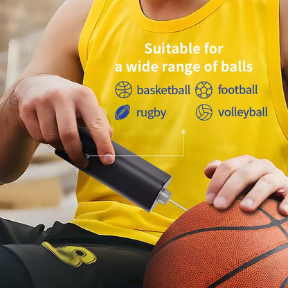 Electric Ball Pump,Portable Electric Ball Pump, Suitable for Fast Inflation of Basketball, Football, Volleyball, and Rugby, Equipped with Three Inflation Needles, Lightweight and Easy to Carry