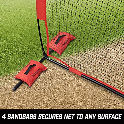 GoSports Portable Sports Barrier Net - 12 ft x 9 ft or 20 ft x 10 ft - Great for Any Sport - Includes Carry Bag - size: 20 ft x 10 ft