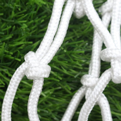 SUPVOX Standard Professional Braided Basketball Net Durable White Polyester for Sports Heavy Duty Design for Use and Weather Resistance