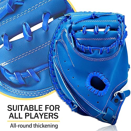 Baseball Catcher Glove,Right Hand Throw, Baseball and Softball Catcher's Mitt for Kid Youth Aldult