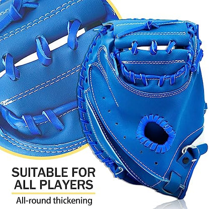 Baseball Catcher Glove,Right Hand Throw, Baseball and Softball Catcher's Mitt for Kid Youth Aldult