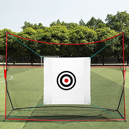 58" x 58" Golf Target Cloth - Hitting Practice Target for Indoor/Outdoor Training - style: White
