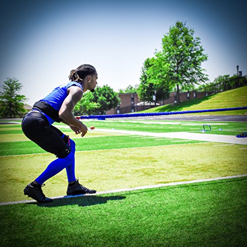 Acceleration Speed Cord Bungee Multi-Sport Resistance Training Kit - Improve Strength, Power, Agility, Vertical Jumping, Sprint Speed – 3 Waist Belt Sizes (S, M, L) Available - Kinetic Bands - size: Small (31 inch waist and under)