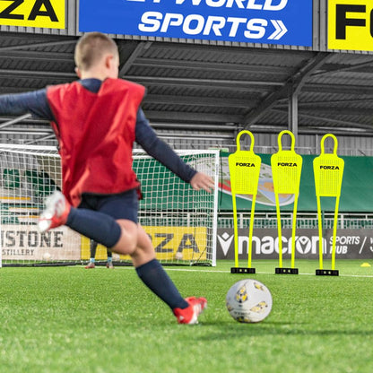 Forza 4ft Free-Kick 'Mini-Mannequins' - Training Aid for Kids (Pack of 3) - size: Pack Of 3
