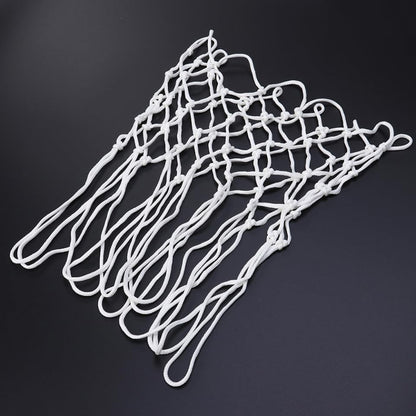 SUPVOX Standard Professional Braided Basketball Net Durable White Polyester for Sports Heavy Duty Design for Use and Weather Resistance