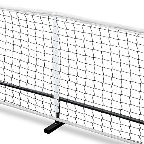 HomGarden Portable Pickleball Tennis Net Set System Metal Frame Stand W/Carrying Bag - Pickle Ball Net Outdoor Game Set