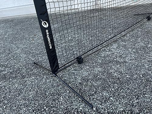 Portable Quick Set Mini Tennis Net 10ft for Padel Tennis net, Tennis net, Pickleball net on Driveway Backyards with Carrying Bag