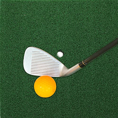 Golf Training Grass Mat - Indoor Golf Putting Mat Artificial Grass - Training Tool for Office - Mini Balls for Indoor Outdoor (30 * 30CM)