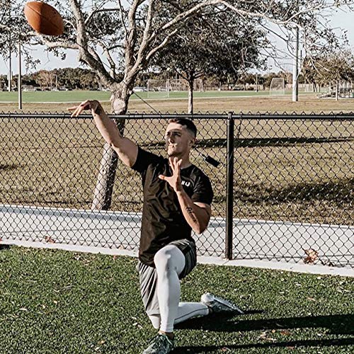 Fantom Throw Football Trainer - Improve Throwing & Catching/Practice Indoors & Practice Outdoors Mini, Pee-Wee, Junior, Youth, & Official - Throw & Catch The Perfect Pass - Made in USA - size: Youth (Junior High School - Ages 11+)