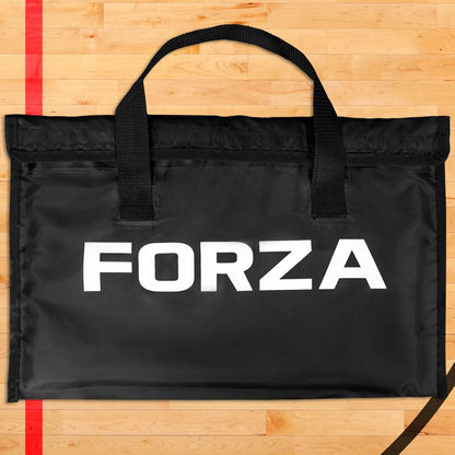 FORZA 35in x 24in Double-Sided Sports Coaching Whiteboard | 13 Sport Options - Dry Erase Board Equipped with Magnetic Markers, Pen & Eraser (Basketball, with Carry Bag) - size: With Carry Bag, style: Basketball