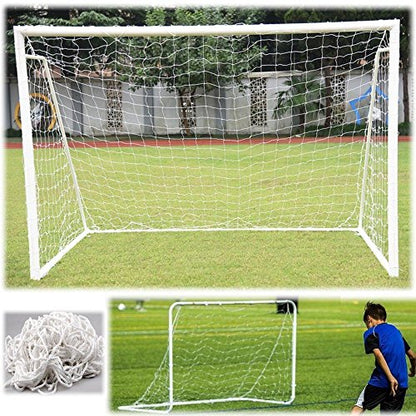 Soccer Net, Outdoor Backyard Football Goal Post Net Portable Soccer Sports Training Practice Equipment - size: 24 x 8FT