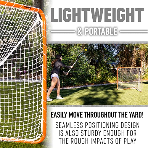 Franklin Sports Franklin Sports Backyard Lacrosse Goal - Kids + Adult Lacrosse Training Net - Lacrosse Training Equipment - Perfect for Youth + Adult Training - size: 48-Inch x48-Inch