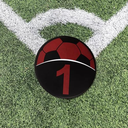 Sosoport 5pcs Markers for Soccer Training Smooth Edges Tpe Material for Football Basketball and Agility Drills