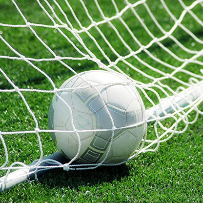 Soccer Goal Net Replacement 6x4 Set of 2, Heavy Duty Polypropylene Soccer Nets for Backyard, All-Weather 6 ft x 4 ft Youth Goal Netting