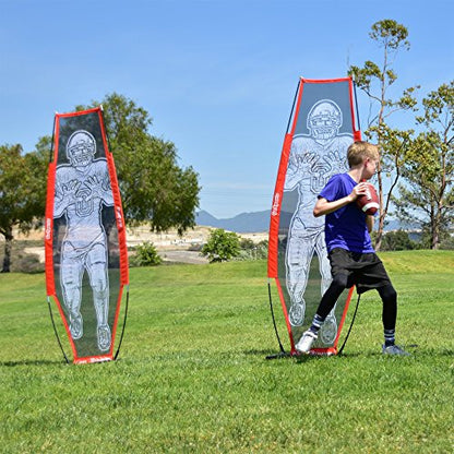 GoSports XTRAMAN Football Net Passing Target - Quarterback Throwing Training - Dummy Defender