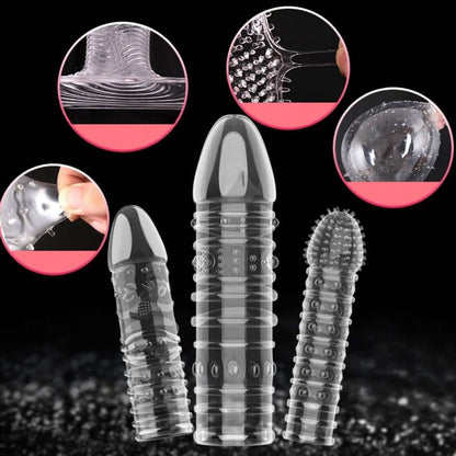 Transparent Silicone Sports Sleeve Accessory, Particle Anti-Slip Structure - Y23