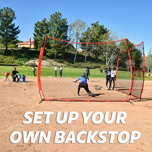 GoSports Portable Sports Barrier Net - 12 ft x 9 ft or 20 ft x 10 ft - Great for Any Sport - Includes Carry Bag - size: 12 ft x 9 ft