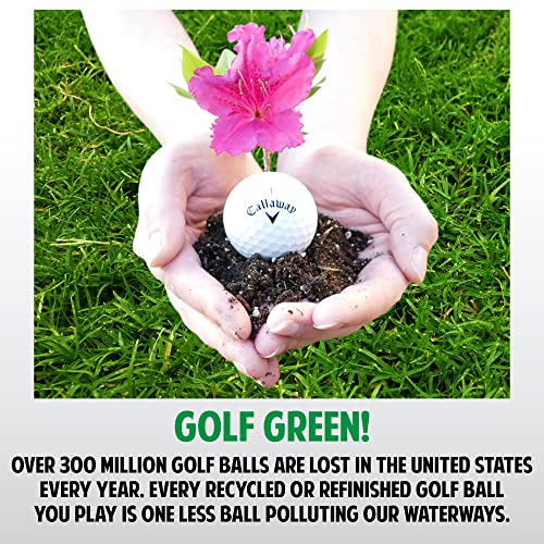 48 Used Golf Balls Bulk – Recycled Hit-Away Golf Balls – AA Quality – Mixed Brands in Mesh Bag - 48-Pack