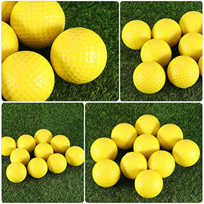 12 Pcs Synthetic Rubber Golf Accessories Training Practice Balls Foam Lightweight