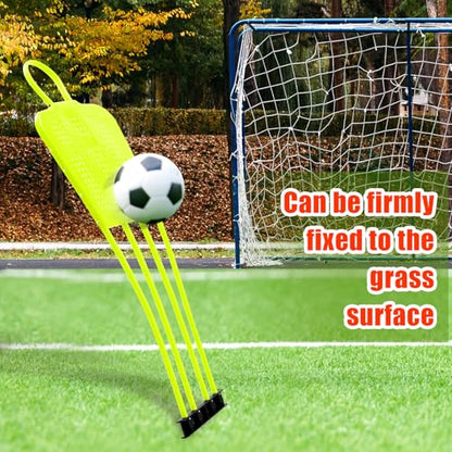 Shappy Soccer Kick Training Mannequin Durable ABS Plastic Training Dummies with Steel Ground Spikes Soccer Mannequin Goal Equipment - size: 68.9 Inch