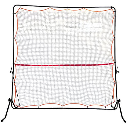 Tourna Rally Pro Adjustable Tilt Rebound Net (7x7 ft) for Tennis and Pickleball - style: Black