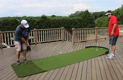 Big Moss Golf Commander V2 3'X15' Indoor/Outdoor Practice Putting Chipping Green with 1 Cup