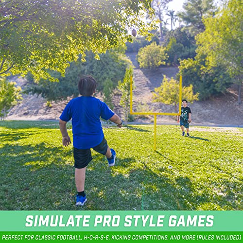 GoSports Football Field Goal Post - 6 or 8 ft Backyard Football Game - style: 6 ft Standard